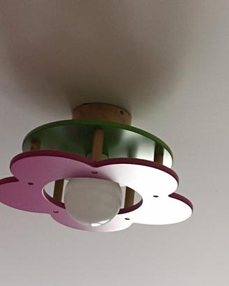 Lampadario cameretta ragazza forma fiore