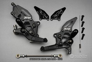 Pedane arretrate KAWASAKI NINJA 250 R 2008 - 2012