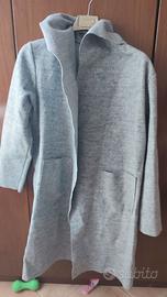 Cappotto/cardigan lungo grigio chiaro