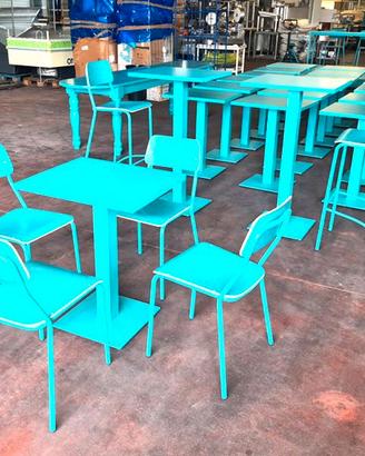 tavoli e sedie per ristorante poke usati