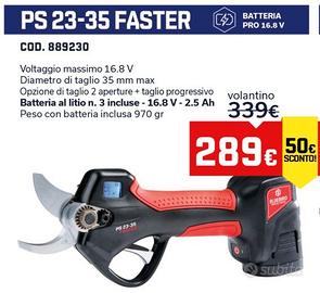 FORBICE A BATTERIA PS 23-35 FASTER