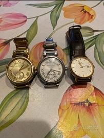 lotto 3 orologi da polso :Michael kors+ junghans