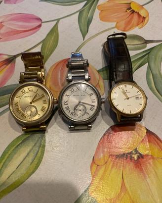 lotto 3 orologi da polso :Michael kors+ junghans