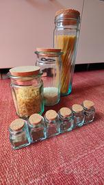 SET VINTAGE CONTENITORI PORTA PASTA E PORTA SPEZIE