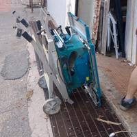 sega a banco con carrello incorporato makita 
