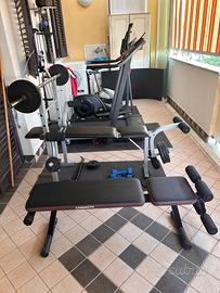 Attrezzatura palestra completa – tapis roulant, pa
