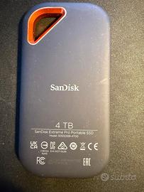SanDisk Extreme PRO 4TB SSD Portatile - 2000MB/s -