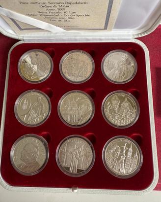 Monete Malta,10 lire Papa Giovanni Paolo II