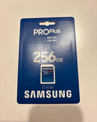Scheda sd 256gb NUOVA