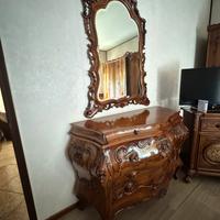 Camera da letto in legno massello