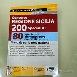 libro Concorso Regione Sicilia 200 specialisti 