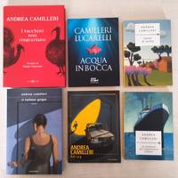 ANDREA CAMILLERI 6 LIBRI NO MONTALBANO COME NUOVI