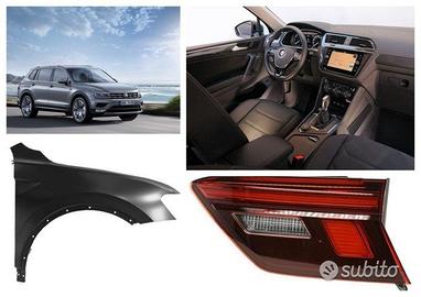 Vw Tiguan frontale cofano paraurti fanale freni 16