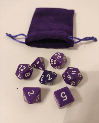 Set dadi viola
