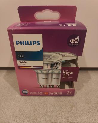 Lampade Led GU10 Philips 2 PZ.