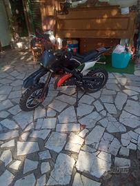 Mini moto cross a miscela 50cc velocità
