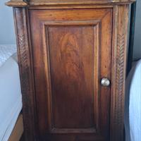 Coppia di Comodini Antichi in Noce – Fine '800 
