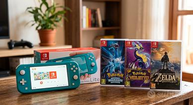 Nintendo Switch lite Gialla+3 Giochi Nintendo