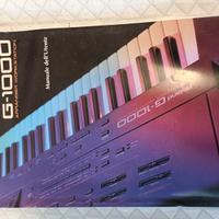 ROLAND G1000 manuale dell'utente in italiano