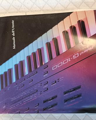 ROLAND G1000 manuale dell'utente in italiano