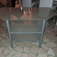 tavolo in vetro satinato