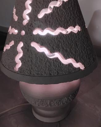 lampada in pietra