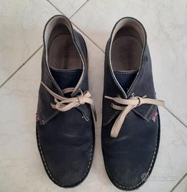 Scarpe tipo Clark blu n°39
