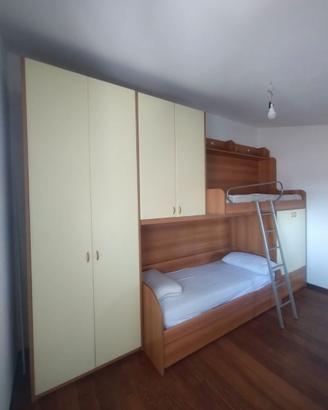 Cameretta con letto a castello 4m