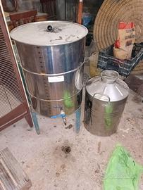 Fusti per olio di oliva in acciaio inox