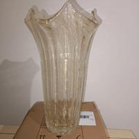 Vaso Murano polvere oro