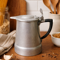 Lattiera vintage anni 60 alluminio modernariato