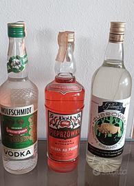 3 bottiglie VODKA vintage