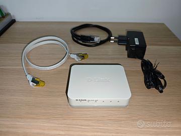 Switch D-Link GO-SW-5G con 5 porte Fast Ethernet