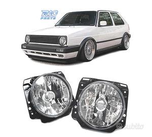 FARI VOLKSWAGEN VW GOLF 2 83-91 FONDO CROMATO