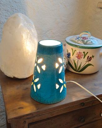 Lampada Ceramica Raku