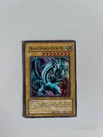 carta drago bianco occhi blu Yu-gi-oh Prima ediz