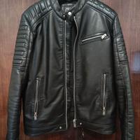 Giubbotto Biker Ecopelle Zara Nero