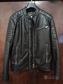 Giubbotto Biker Ecopelle Zara Nero