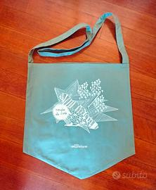 Shopping bag verde acqua