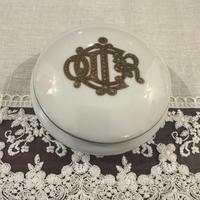 Scatola tonda in porcellana limoges Christian Dior
