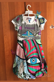 DESIGUAL Vestito Originale 11/12 Anni