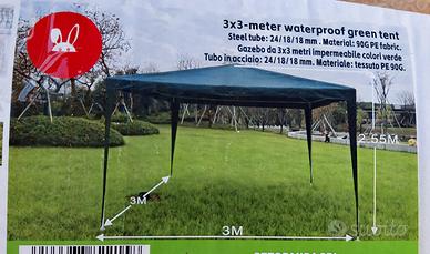 Gazebo da Giardino 3x3 metri