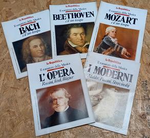 5 riviste Il romanzo della musica Repubblica 1987