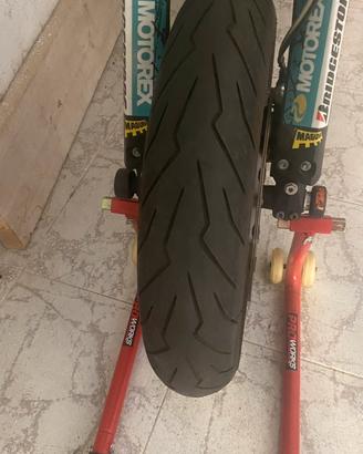Coppia Pneumatici Moto Pirelli Rosso III