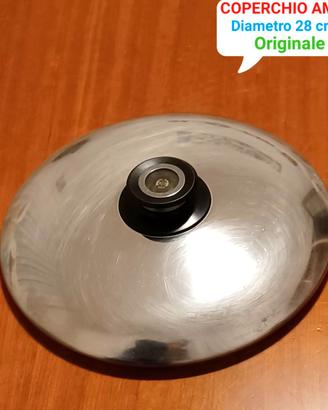 COPERCHIO Amc Diam 28cm x Pentola Padella Amc 28cm