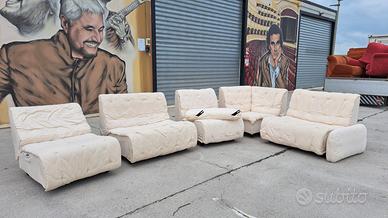 raro divano modulare bonacina mod.clipper top 