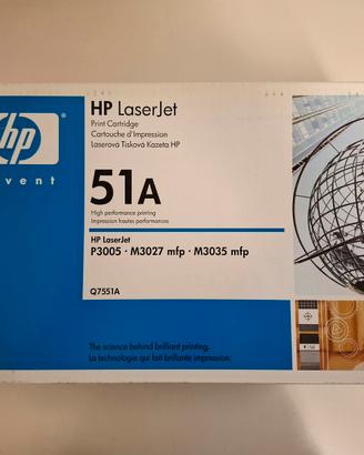 toner hp LaserJet nero 51A Q7551A NUOVO SIGILLATO 