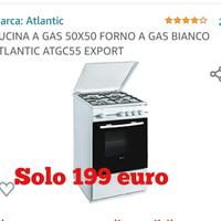 cucina atlantic 50x50 (a gas o elettrico)