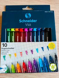 Confezione penne a sfera colorate Schneider Vizz