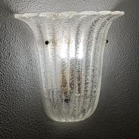 Tris lampade a scudo di Barovier&Toso - anni 60/70